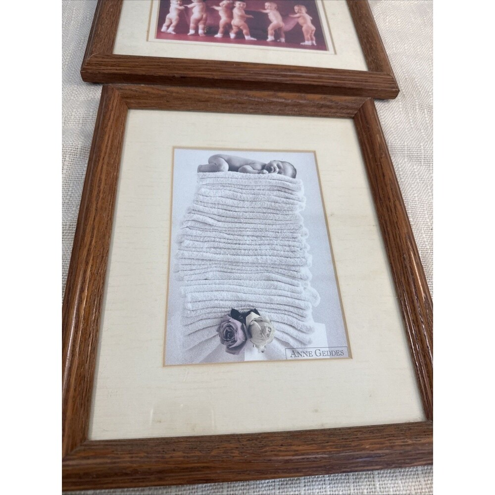 Anne Geddes Framed Prints Bathtub Babies & Baby On Towels Nursery Wall Art - Picture 3 of 10